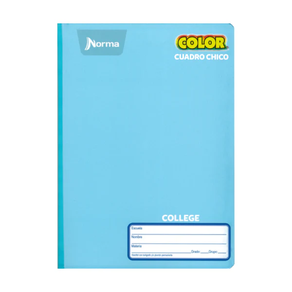 CUADERNO COLLEGE COSIDO COLOR 360 100 HJ C5 NORMA MNK - Imagen 3