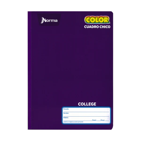 CUADERNO COLLEGE COSIDO COLOR 360 100 HJ C5 NORMA MNK - Imagen 5