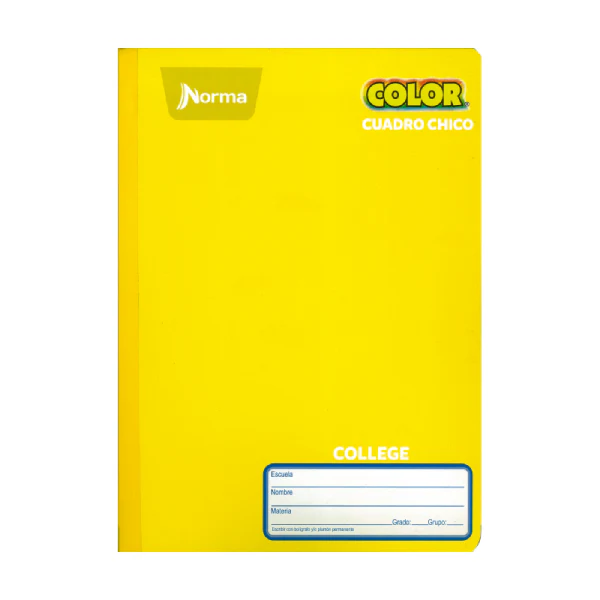 CUADERNO COLLEGE COSIDO COLOR 360 100 HJ C5 NORMA MNK - Imagen 8