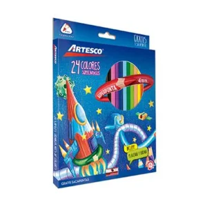 Colores largos triangulares x 24 unidades Artesco
